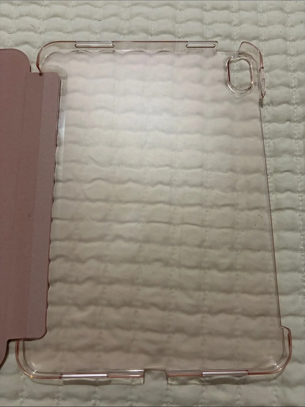 iPad A16 Rose Gold Folio Case – Slim Magnetic Smart Cover